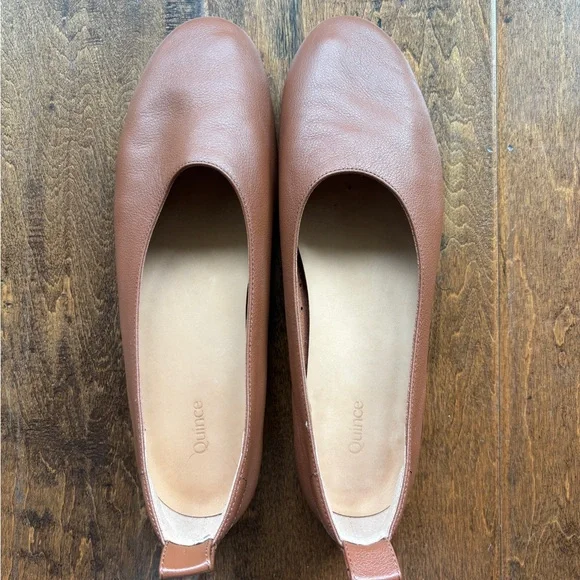 Quince Brown Leather Loafers for Timeless Elegance - Picture 2 of 6